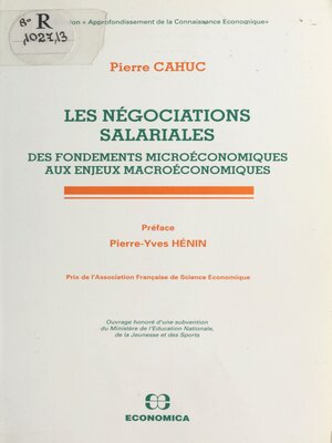 cover image of Les Négociations salariales